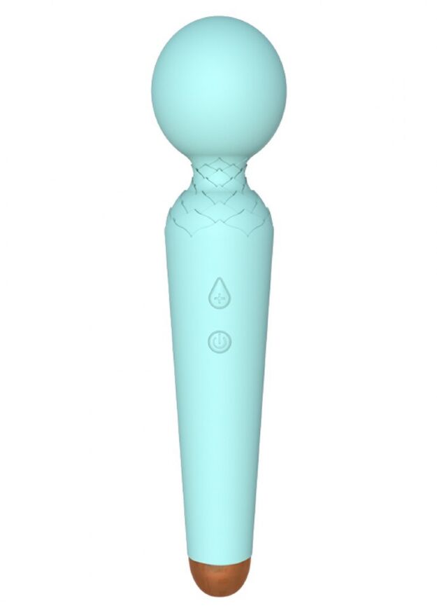 Вибро-Микрофон голубой Rechargeable Power Wand USB 10 Functions