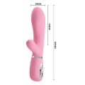 Розкішний вібратор кролик  - Pretty Love Thomas Vibrator Magenta