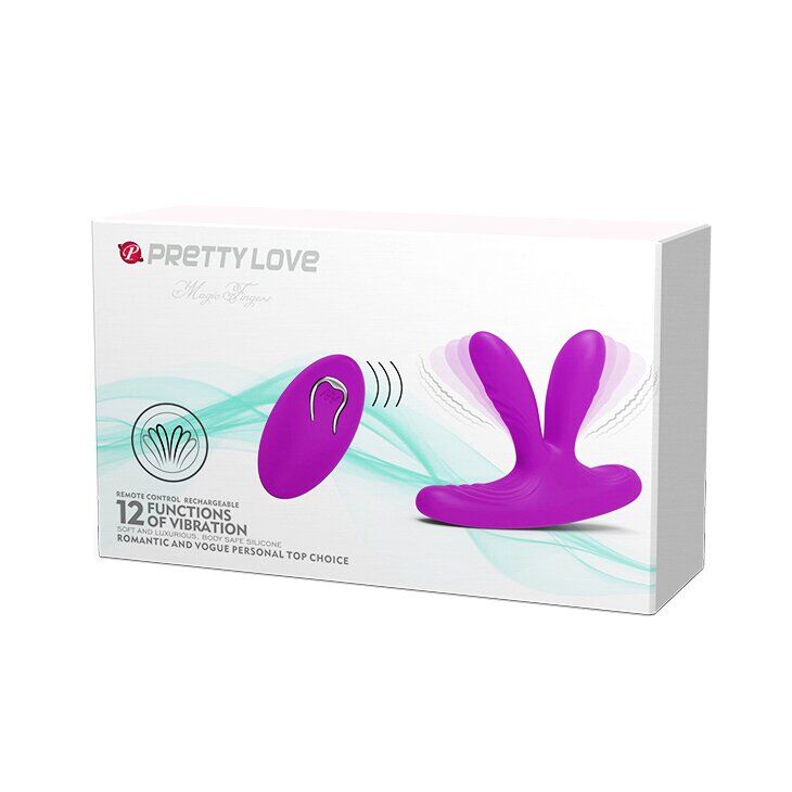 Универсальный вибромассажер PrettyLove "Magic Fingers V' BI-014477W