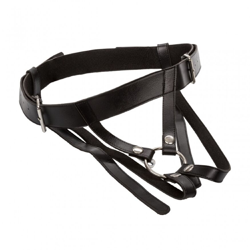 Трусики для страпона CalExotics Universal Love Rider Premium Ring Harness - Black
