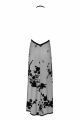 Сукня Noir Handmade F312 Divinity, XXL, black, прозора, до підлоги, відкрита спина, розріз збоку