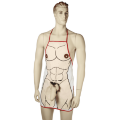Кухонний фартух з плюшевим пенісом Sexy Apron Male Body With Plush Penis