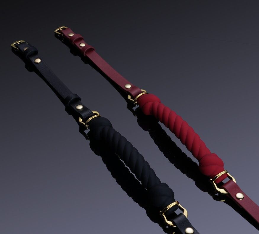 Кляп в форме жгута с узлами UPKO Desire for Mouth Bondage Collection, красный