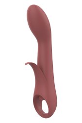 Вибратор Dream Toys Nude Sierra для точки G, коричневый