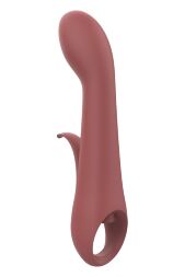 Вибратор Dream Toys Nude Sierra для точки G, коричневый
