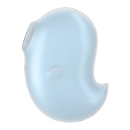 Вакуумный клиторальный стимулятор с вибрацией Satisfyer Cutie Ghost Blue