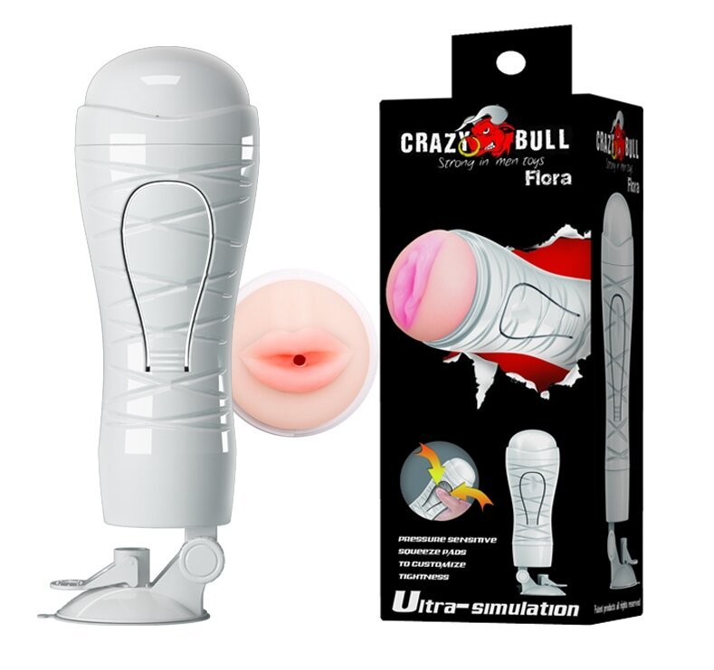Мастурбатор ротик CRAZY BULL - Flora, BM-00900T48N-2