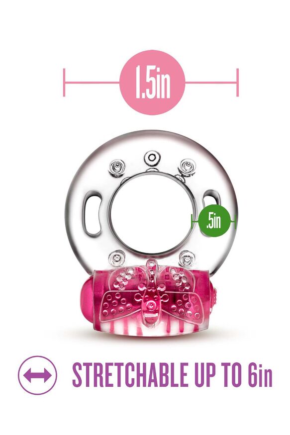 Эрекционное виброкольцо PLAY WITH ME AROUSER VIBRATING C-RING PINK