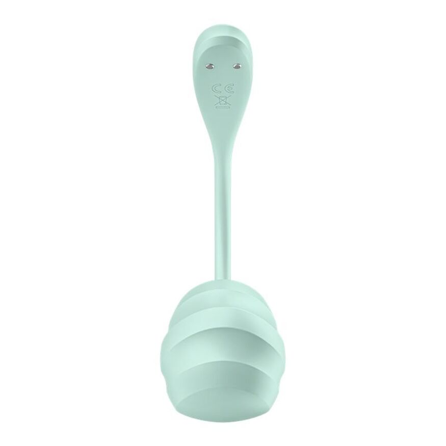Смарт вибро-яйцо Satisfyer Smooth Petal, мятный
