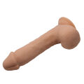Реалистичный фаллоимитатор с текстурированной мошонкой Beautiful Encounter Johnson Dildo Flesh