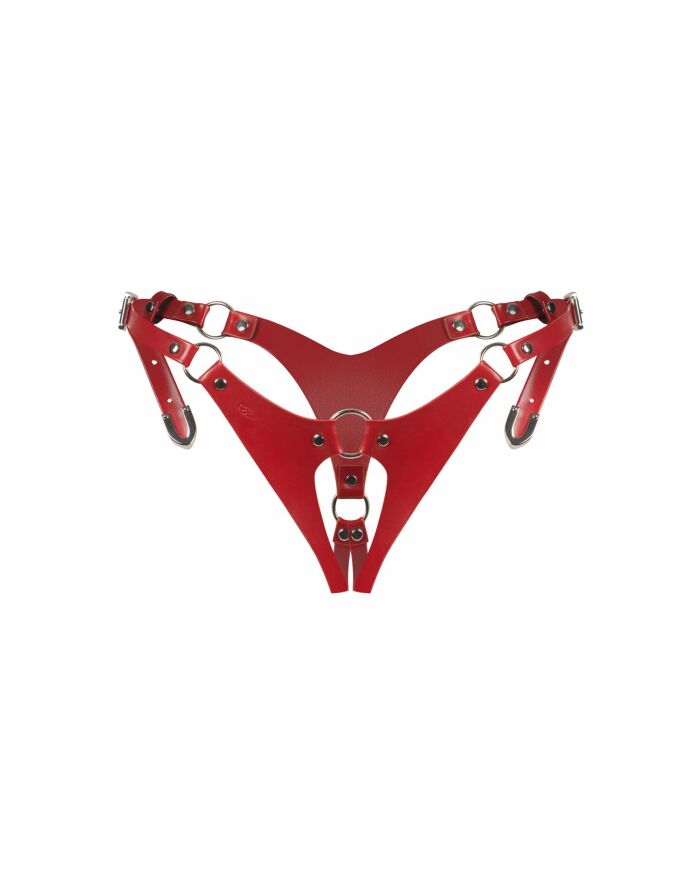 Трусики Obsessive Inferro crotchless thong S/M/L