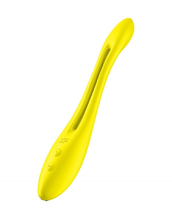 Универсальный гибкий вибратор для пар Satisfyer Elastic Game Yellow (мятая упаковка)