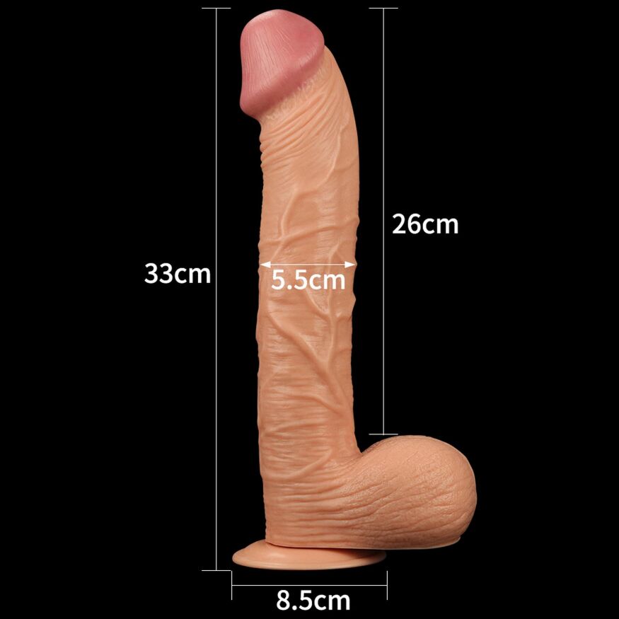 Фаллоимитатор огромного размера King-Sized Realistic Dildo 12"
