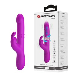 Элегантный многофункциональный вибратор Pretty Love Reese Vibrator Purple