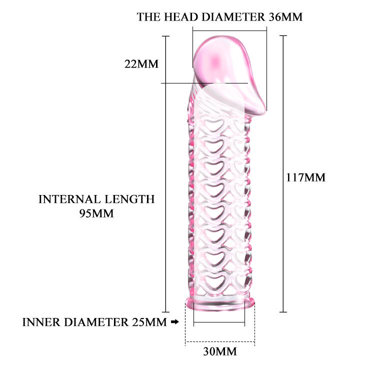 Насадка на член - Male-Wear Net Sleeve Pink