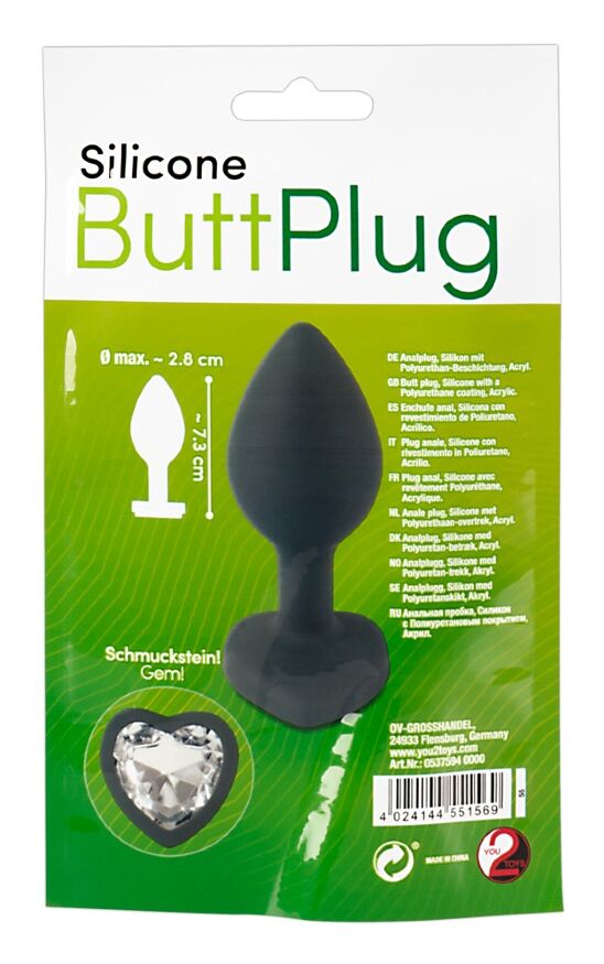Універсальний анальний стимулятор - Silicone Butt Plug