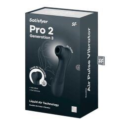 Клиторальный стимулятор Satisfyer Pro 2 Generation 3 With Liquid Air Black