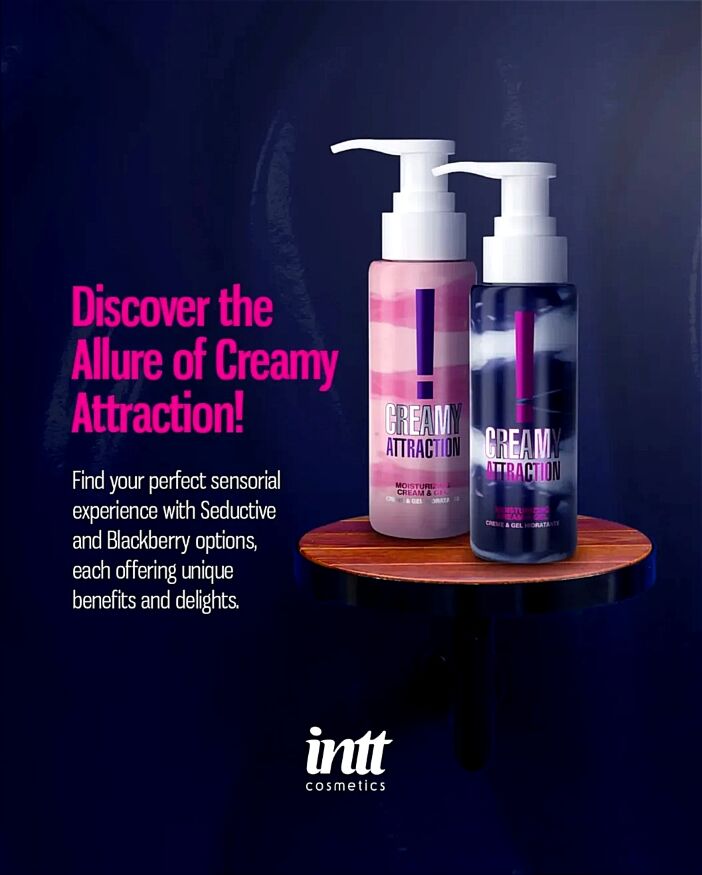 Крем-гель для тела с соблазнительным ароматом Intt Creamy Attraction Seduction! для поцелуев, 100 мл