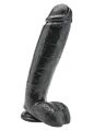 Большой черный реалистичный фалос ToyJoy Get Real 10"