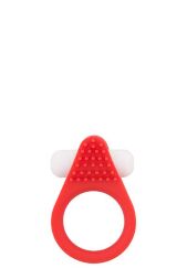 Ерекційне кільце Dream Toys з рельєфним виступом, червоне