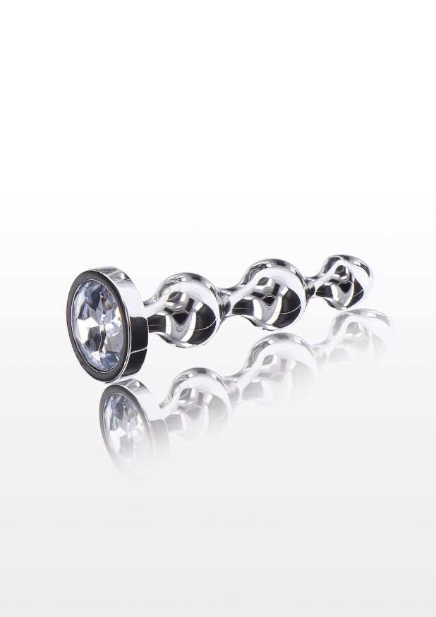 Анальная елочка с кристаллом Toy Joy Diamond Star Beads, Large