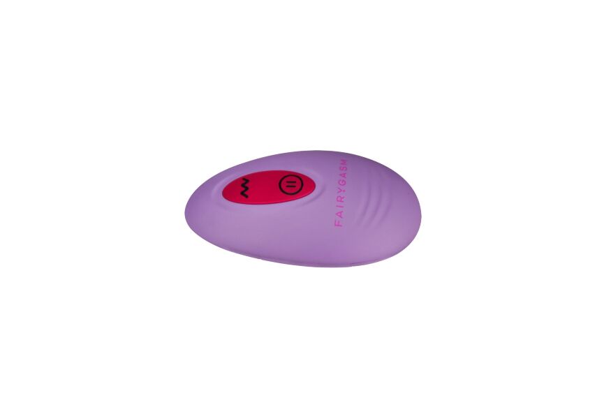 Вибратор в трусики FairyGasm HeartGem violet, на магните, пульт ДУ