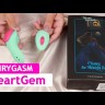 Вибратор в трусики FairyGasm HeartGem violet, на магните, пульт ДУ