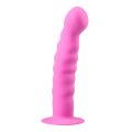 ET200PNK Фаллоимитатор на присоске Easytoys розовый, 14.2 х 2.8 см
