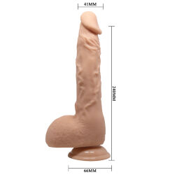 Фаллоимитатор с мошонкой Beautiful Encounter Jason Dildo Flesh
