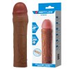 Удлиняющая насадка презерватив Pretty Love - Chane 2" Brown, BI-026254-1