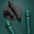 Вибратор микрофон с насадками Zalo Kyro Wand Turquoise Green