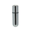 Вибропуля PowerBullet First-Class Bullet 2.5″ with Key Chain Pouch, Silver, 9 режимов вибрации
