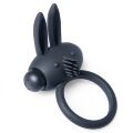 Вібро-ерекційне кільце у вигляді кролика Easy Toys Bunny Vibe чорне