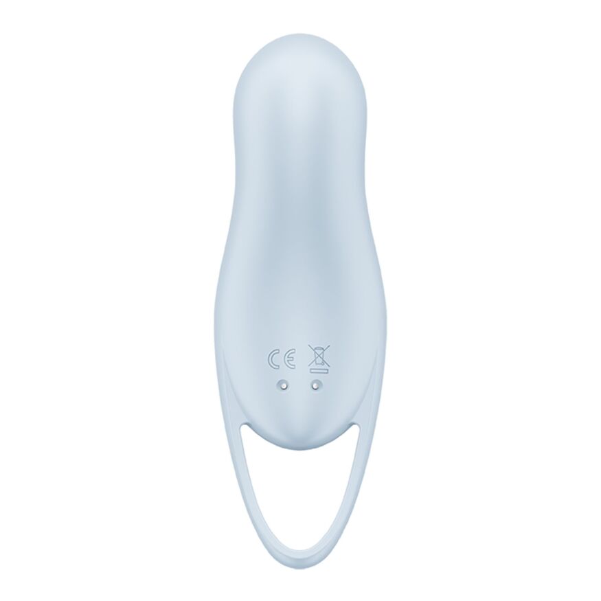 Ергономічний вакуумний стимулятор з вібрацією - Satisfyer Pocket Pro 1 Blue