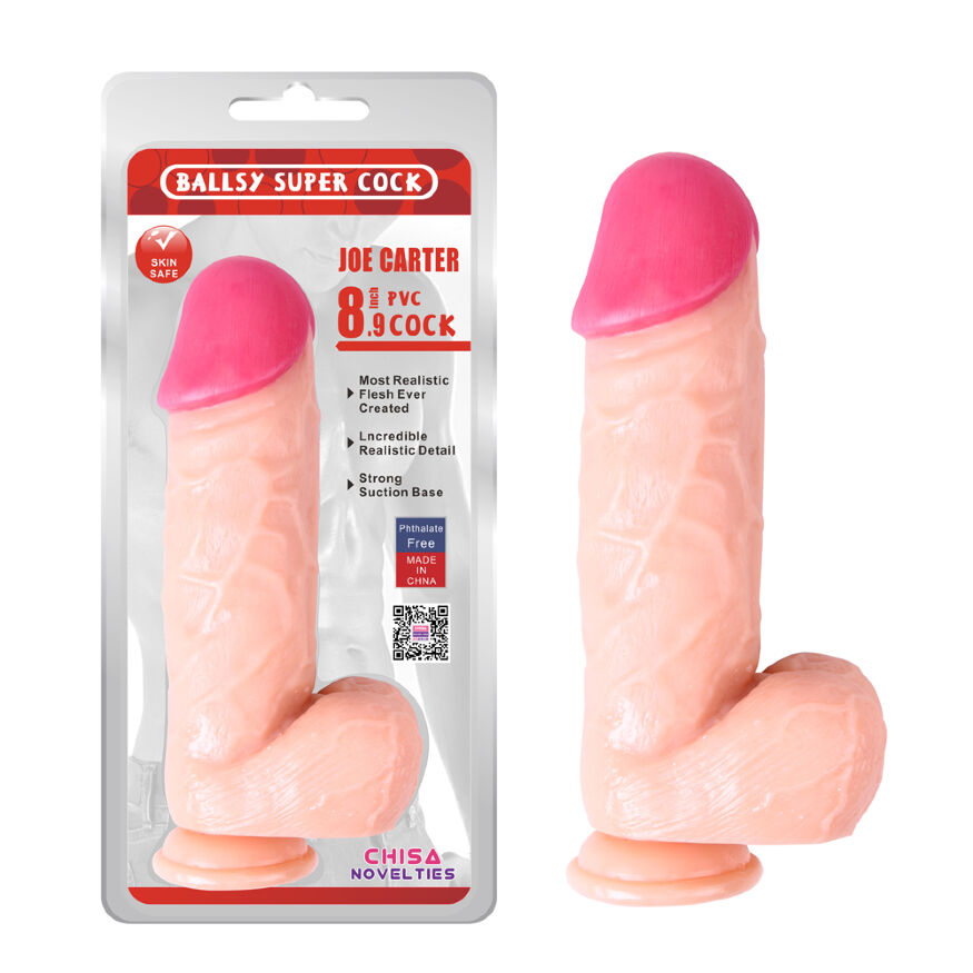 Фаллоимитатор на присоске Ballsy super cock 8.9 Chisa 22см / 5,5 см