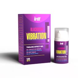 Жидкий вибратор Intt Vibration Blackberry (15 мл) со вкусом ежевики
