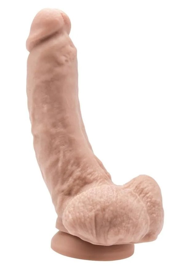 Большой резиновый член на присоске Get Real 8" dildo