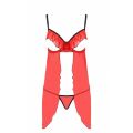Пеньюар із відкритими грудьми CHERRY CHEMISE red S/M - Passion