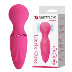 Вібратор для клітора Pretty Love Dwayne міні-мікрофон, рожевий, 12 х 3.7 см