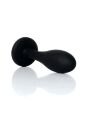 Анальна пробка - Jewellery Silicone Black Plug S Clear