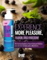 Лубрикант съедобный с ароматом ежевики Intt SLIDE BERRY SLIDE! на водной основе, 100 мл