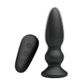 Анальный стимулятор с вибрацией и пультом ДУ - MR PLAY Super Power, BI-040086W-MR