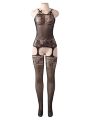 Комбінезон Fishnet Black Bodystocking, чорний, XS-M