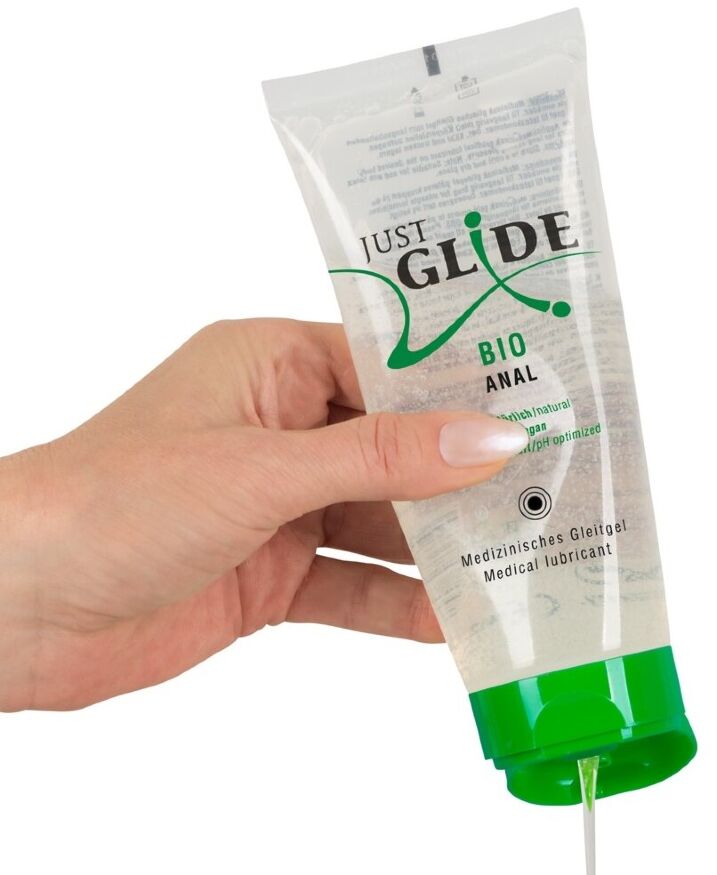 Веганская органическая анальная смазка на водной основе - Just Glide Bio Anal, 200 ml