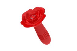 Анальна пробка з поштовхами - Rose Thrusting Anal Plug