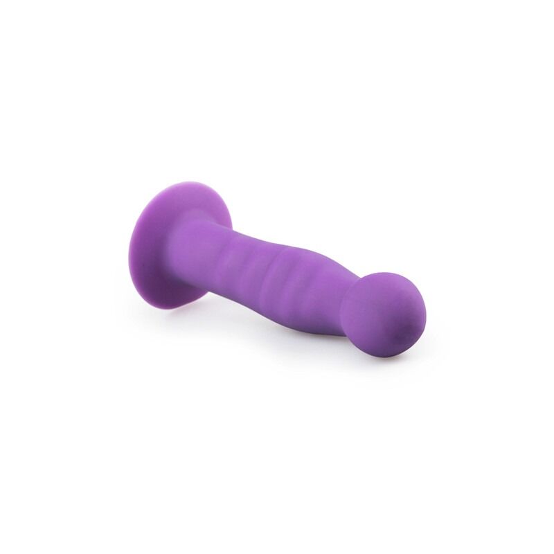 ET200PUR Фаллоимитатор на присоске Easytoys фиолетовый, 14.2 х 2.8 см