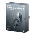 Вагинально-клиторальный вибратор Satisfyer G for Goddess 1 Dark Grey, 2 мотора(мятая упаковка!!!)