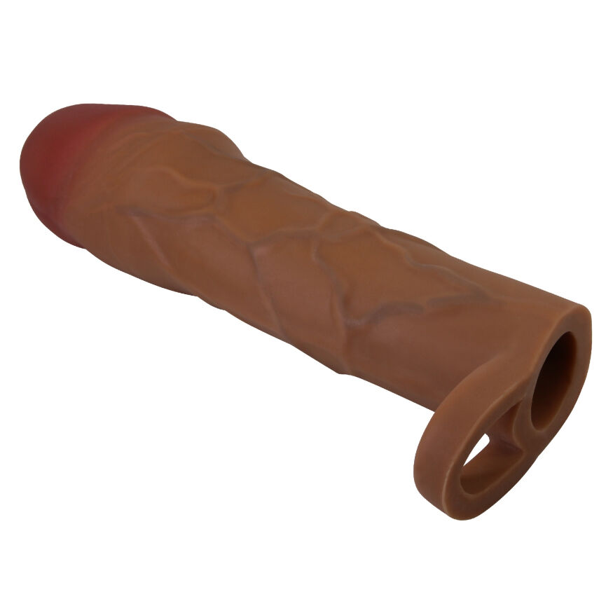 Удлиняющая насадка презерватив Pretty Love - Hani 2" Brown, BI-026255-1