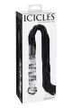 Фалоімітатор-батіг Pipedream Icicles No 38 скло та замш, 17 см