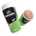 Портативный мастурбатор вагина CRUSHIOUS FAPPUCINO в виде стаканчика кофе, с крышкой